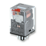 Általános célú relé 10A 3-v dugaszolós 230VAC monostabil MKS3P-5 AC230 OMRON